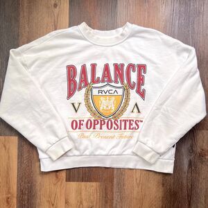 RVCA Balance of Opposites Collegiate Sweatshirt M